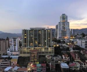 Vista de Tegucigalpa, Honduras. FOTO ORLANDO SIERRA / AFP