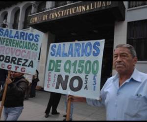 Los salarios diferenciados también estaban US$75 por debajo de lo fijado para los empleados de exportación y maquila, para un país donde el valor de la canasta básica alimenticia ronda los US$454. (Foto: soy502.com).