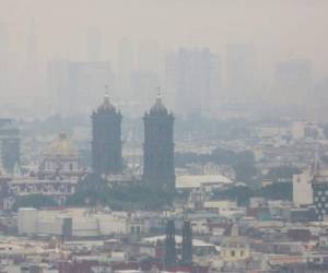 Vista aérea en Puebla, Centro de México. (Photo by Jose CASTANARES / AFP)