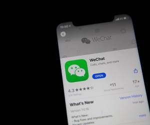 <i>Fotografía de archivo de la aplicación WeChat. EFE/EPA/ROMAN PILIPEY</i>