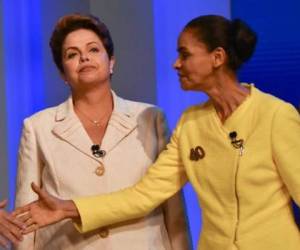 Dilma Rousseff iría a segunda vuelta con Marina Silva. (Foto: AFP)