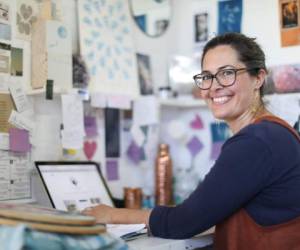 Two sisters running an artistic embroidery business from their home in Fish Hoek, South Africa.