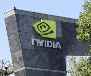 <i>Fotografía de archivo que muestra una vista del exterior y señalización en el campus de la sede de Nvidia Corporation en Santa Clara, California (EE. UU.). EFE/EPA/JOHN G. MABANGLO</i>