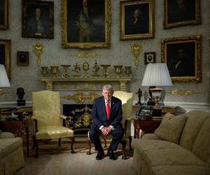 <i>La aprobación del presidente estadounidense, Donald Trump, cayó a un 38 %, siendo la más baja desde su regreso a la Casa Blanca. Foto de cortesía</i>