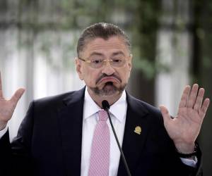 El presidente de Costa Rica, Rodrigo Chaves, en una fotografía de archivo. EFE/ Jeffrey Arguedas