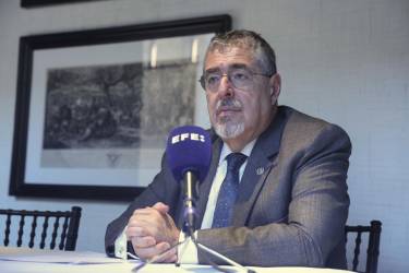 <i>Foto de archivo del presidente de Guatemala, Bernardo Arévalo de León. EFE/Olatz Castrillo</i>