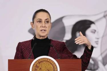 Sheinbaum insistió en que uno de los objetivos centrales de México es lograr una reducción de los aranceles estadounidenses impuestos al acero, el aluminio y los automóviles. (Foto: EFE)