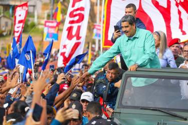 Maduro convocó a una jornada de alistamiento de las fuerzas milicianas durante el fin de semana, en respuesta al patrullaje de buques que planteó Estados Unidos en aguas del Caribe. Foto de cortesía