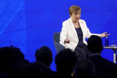 <i>La directora gerente del FMI, Kristalina Georgieva. EFE/EPA/WILL OLIVER</i>