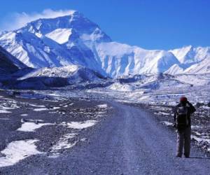 Scenery of Mount Everest in Tibet China