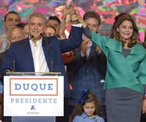 Iván Duque y Marta Lucía Ramírez, presidente y vicepresidenta electa de Colombia.