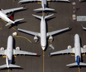 A boeing 777 from Airfrance Cargo stands at Roissy Charles de Gaulle airport, near Paris, on October 29, 2019. (Photo by Martin BUREAU / AFP)