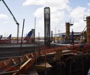 Una descripción general de la expansión del aeropuerto de Tocumen por parte de la empresa brasileña Odebrecht en la Ciudad de Panamá, el 4 de marzo de 2017. - Durante años, Odebrecht, con sede en Brasil, una de las empresas constructoras más grandes de la región, consiguió grandes contratos de obras públicas en América Latina pagando cientos de millones de dólares en sobornos. (Foto de RODRIGO ARANGUA / AFP)