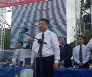 Wang Jing en la inauguración de las obras. El costo estimado oscila entre US$40.000 y US$50.000 millones, sin embargo aún no se ha informado quién o quiénes financiarán el proyecto. (Foto: elnuevodiario.com.ni).