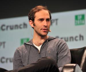 <i>El fundador de Twitch, Emmett Shear, habla en el escenario durante TechCrunch Disrupt SF 2016 en Pier 48 el 14 de septiembre de 2016 en San Francisco, California. Foto de Steve Jennings / GETTY IMAGES NORTEAMÉRICA / Getty Images vía AFP</i>