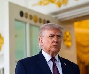 <b>Esper</b>o que me echen de menos<b>,</b> dijo Trump al ser preguntado por un eventual asesinato.