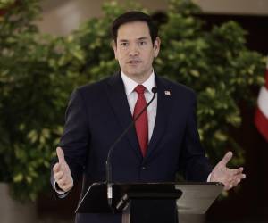 <i>El secretario de Estado de Estados Unidos, Marco Rubio. EFE/ Jeffrey Arguedas</i>