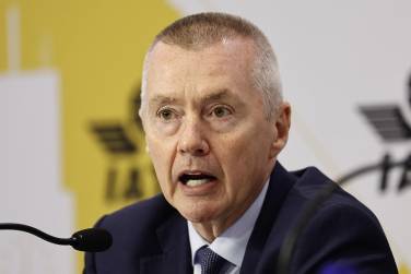 El director General de la Asociación Internacional de Transporte Aéreo (IATA), Willie Walsh, habla en la 82° Reunión Anual General de la IATAeste 8 de junio de 2026, durante la rueda de prensa de clausura en Río de Janeiro (Brasil). EFE/André Coelho