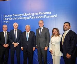 <i>Según el presidente panameño, José Raúl Mulino, Panamá se erige en el centro de las Américas como una respuesta inequívoca para los líderes corporativos y los Gobiernos del mundo. Foto de cortesía</i>