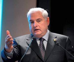 El presidente de Panamá Ricardo Martinelli. Foto: AFP