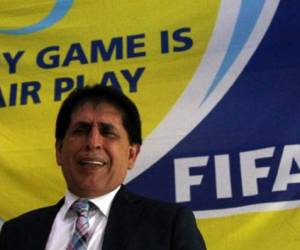 La acusación sobre sobornos para derechos de transmisión, además de a Jiménez (en la imagen) también alcanza a Héctor Trujillo, sec.general de Fedefutguate, y Rafael Salguero, exmiembro del comité ejecutivo de la FIFA. (Foto: EFE).
