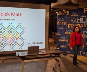 Panameña expone en el Museo Nacional de Matemáticas en Nueva York