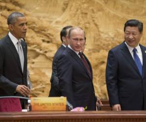 Obama, Putin, Xi Jinping. (Foto: Archivo)