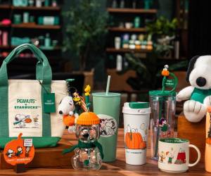 <i>La colección reúne 10 artículos entre vasos, tazas, accesorios y un peluche. Foto de cortesía</i>