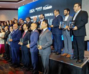 <i>En la categoría huella regional se reconocieron a las empresas que fueron mencionadas en el estudio El Valor de la Confianza en más de dos países de Centroamérica, como organizaciones de doble confianza o triple confianza. Foto de cortesía</i>