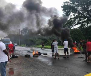 Violentas manifestaciones se suscitaron el miércoles 11 en Colón.