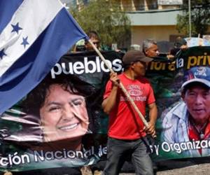 Berta Cáceres, coordinadora del Consejo Cívico de Organizaciones Populares Indígenas (Copinh) fue asesinada a tiros el pasado 3 de marzo. (Foto: Archivo)