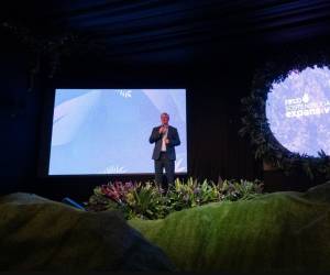 <i>En imagen: Director General, Ramón Mendiola, al momento de presentar la estrategia FIFCO sostenibilidad expansiva.</i>