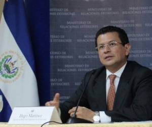Hugo Martínez, canciller de El Salvador. (Foto: Archivo)