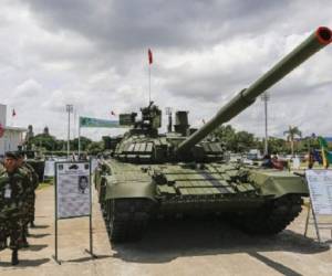 La muestra, abierta al público, busca compartir con la población las capacidades militares de cara al 38 aniversario del Ejército, que se celebra el 2 de septiembre. (Foto: AFP).