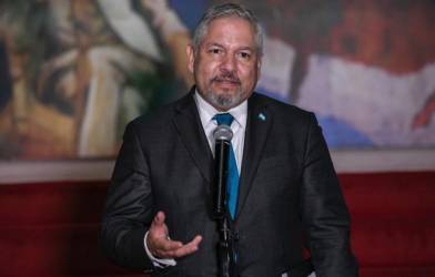 El canciller de Honduras, Eduardo Enrique Reina, dijo que una guerra comercial con Estados Unidos no tiene sentido. Foto de archivo