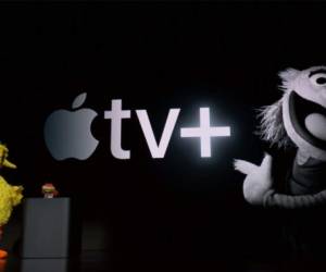 Director Steven Spielberg speaks during an event launching Apple tv+ at Apple headquarters on March 25, 2019, in Cupertino, California. (Photo by NOAH BERGER / AFP)