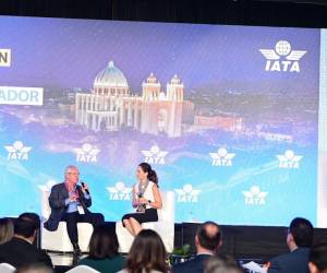 <i>Roberto Kriete participó en el IATA Aviation Day en El Salvador. FOTO E&amp;N</i>