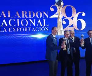 <i>Doce empresas finalistas protagonizaron la 38.ª edición del Galardón Nacional a la Exportación, organizada por AGEXPORT. Fogel de Centro América recibió el reconocimiento mayor al Exportador del Año 2026. (Foto: Agexport)</i>