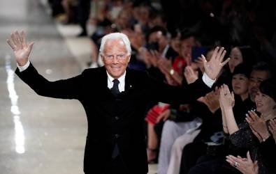 <i>El diseñador italiano Giorgio Armani. EFE/ Franck Robichon</i>