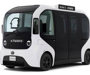 <i>En el ámbito urbano, el e-Palette representa una apuesta por el transporte eléctrico y autónomo. Foto de cortesía</i>