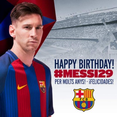 Messi: Astro argentino recibe apoyo del FC Barcelona