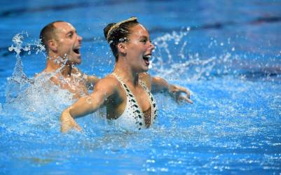 Bill May, el hombre que quiere ser pionero olímpico en la natación artística