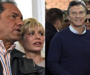 Si se confirma el balotaje, se daría entre Daniel Scioli (Frente para la Victoria) y Mauricio Macri (Cambiemos). Fotos: AFP