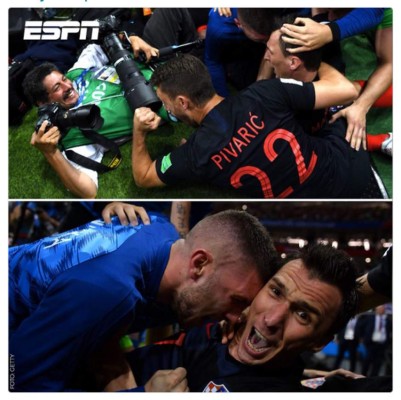Rusia 2018: Fotógrafo salvadoreño inesperado protagonista en la celebración de Croacia