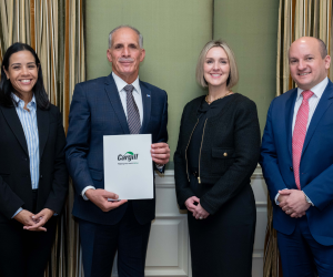 <i>El encuentro con el presidente electo de Honduras, Nasry Asfura abordó temas relacionados con inversión, desarrollo productivo y el rol del sector alimentario. Foto de cortesía</i>