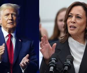 Harris lleva 6 puntos por delante o más en Minnesota, New Hampshire o Virginia; Trump, la misma ventaja en Texas, Florida y Ohio. Foto de EFE