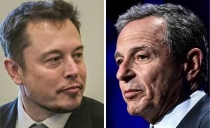 Elon Musk intensifica su disputa con el director ejecutivo de Disney, Bob Iger