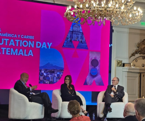 <i>Gutiérrez y Melville participaron en el panel Empresas con legado durante la conferencia internacional en liderazgo corporativo y gestión de intangibles del “Reputation Day” – Especial Centroamérica y Caribe. Foto E&amp;N</i>