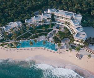 <i>Margaritaville y Karisma Hotels &amp; Resorts anuncian planes de desarrollo para Margaritaville Island Reserve Roatán en Honduras. FOTO RENDER/CORTESÍA</i>