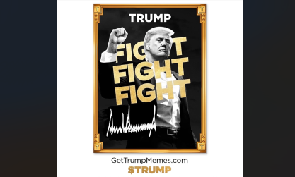 <i>Hace casi un año, las memecoins con marca política $TRUMP y $MELANIA, del presidente de Estados Unidos Donald Trump y la primera dama Melania Trump fueron lanzados. Foto de archivo</i>